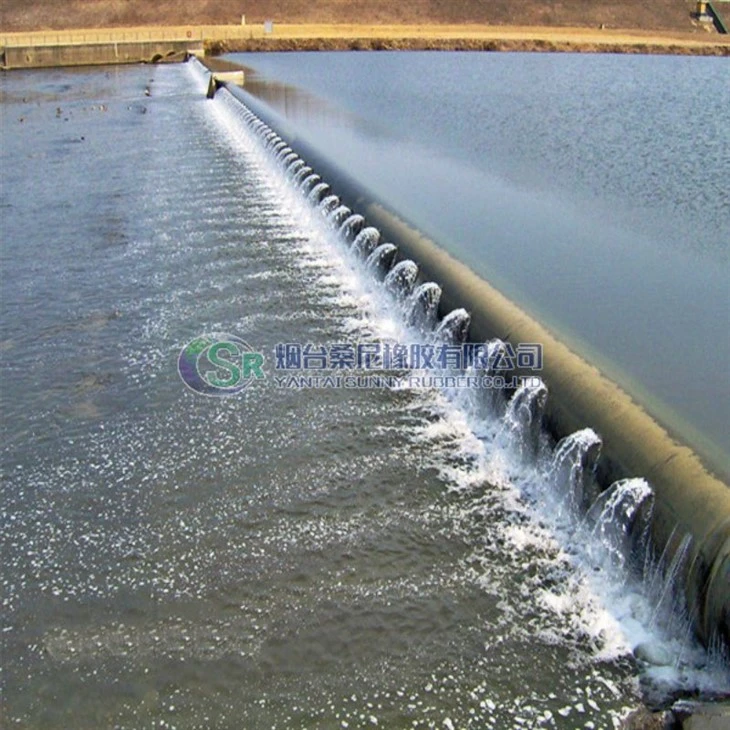 Presa d'aigua de goma inflable per al reg
