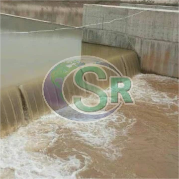 Portes pneumàtiques per al control del nivell del riu